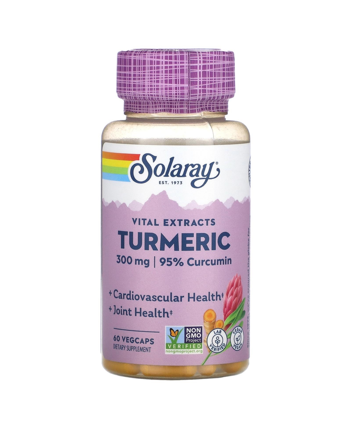 Turmeric 300 mg - 60 VegCaps - Assorted Pre-pack (See Table