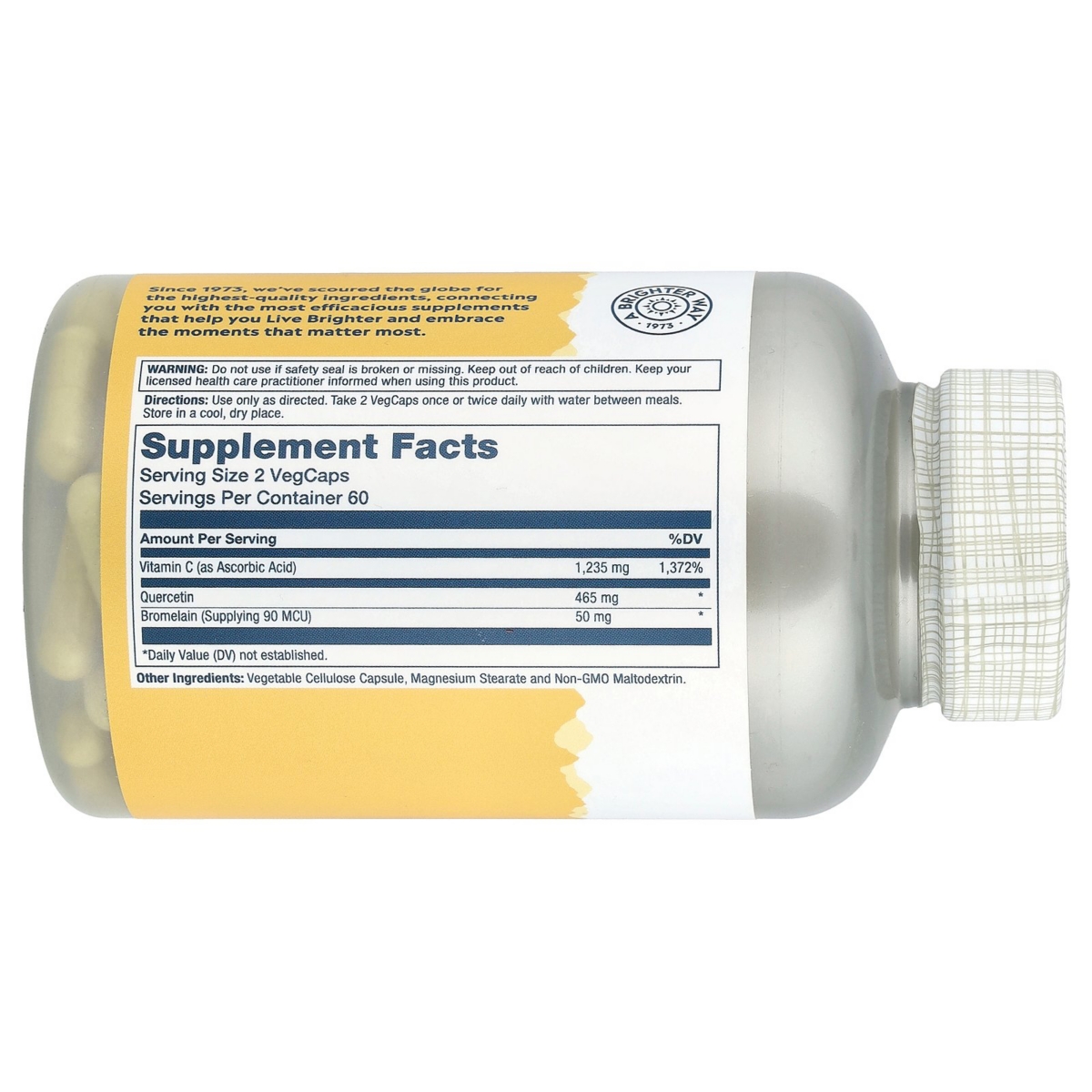 Solaray Quercetin Bromelain & Vitamin C - VegCaps - Assorted Pre-pack (See Table 9