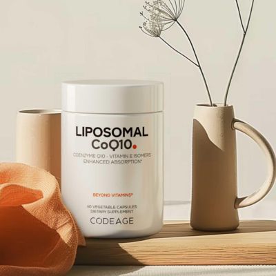 Liposomal CoQ10 Supplement - 125 mg Coenzyme with Vitamin E Isomers Tocopherols - 2-Month Supply - 1 Capsule Per Serving, 60 Capsules