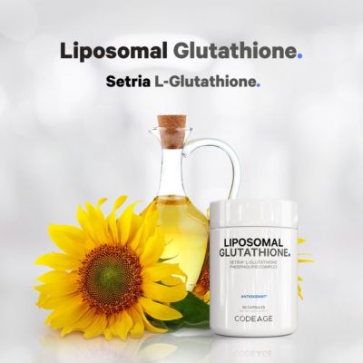 Liposomal Glutathione Supplement - Pure Reduced Setria L-Glutathione, Liposomal Delivery, Encapsulated Glutathione Powder Pills 60 Capsules