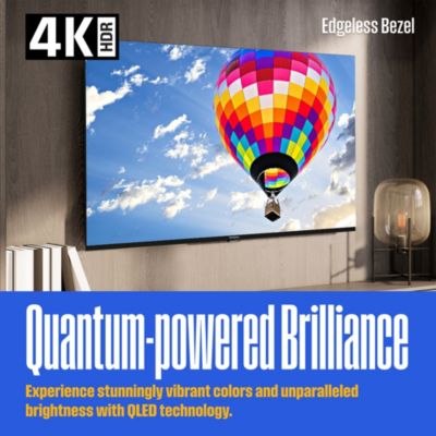 43" QLED 4K UHD Smart Roku TV – HDR10+, Dolby Vision, Alexa & Google Compatible