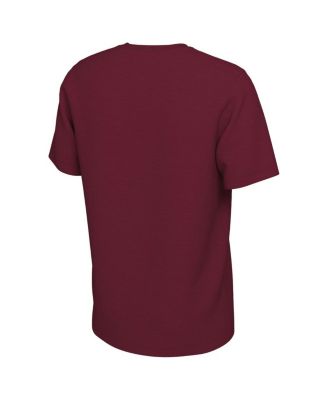 Unisex Crimson Alabama Crimson Tide 2024 NCAA Men's Basketball Tournament March Madness Final Four Locker Room T-Shirt