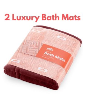 Soft & Absorbent Luxury Cotton Bath Mat  44" x 26 " - 2 Pack