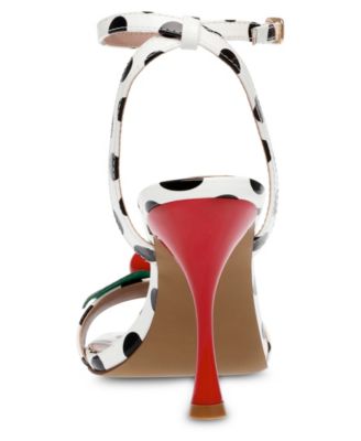 ★Betsey Johnson★K‐POPアイドル愛用★MAIA★サンダル Betsey Johnson Maia Cherry Two-Piece Dress Sandals - Macy's