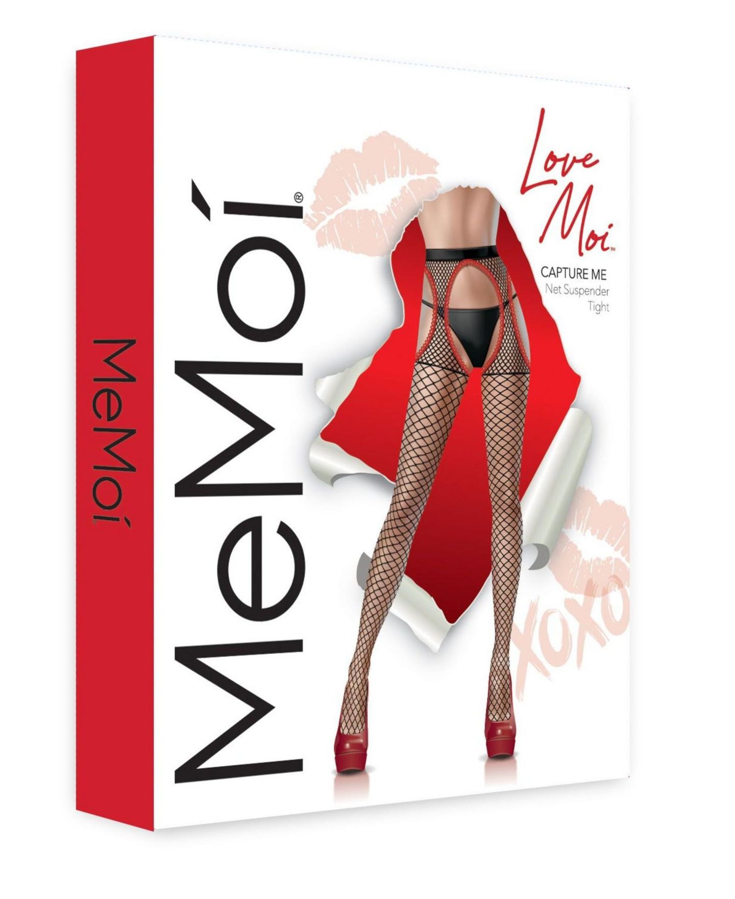 Женские колготки MeMoi Capture Me Fishnet Cutout Suspender Tight, цвет: Разноцветный — фото 4