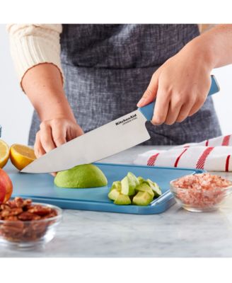 Classic 7-Pc. Japanese Steel Knife & Sharpener Block Set