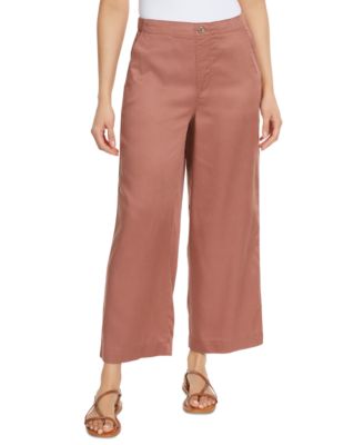 Gloria Vanderbilt - Women's High-Rise Cropped Wide-Leg Pants