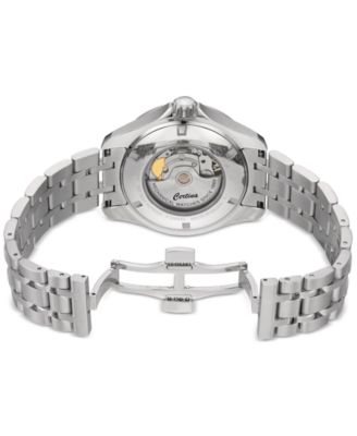 Men's Swiss Automatic DS Action Day-Date Powermatic 80 Stainless Steel Bracelet Watch 41mm