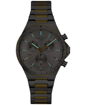 Men's Swiss Chronograph DS-7 Two-Tone Stainless Steel Bracelet Watch 41mm