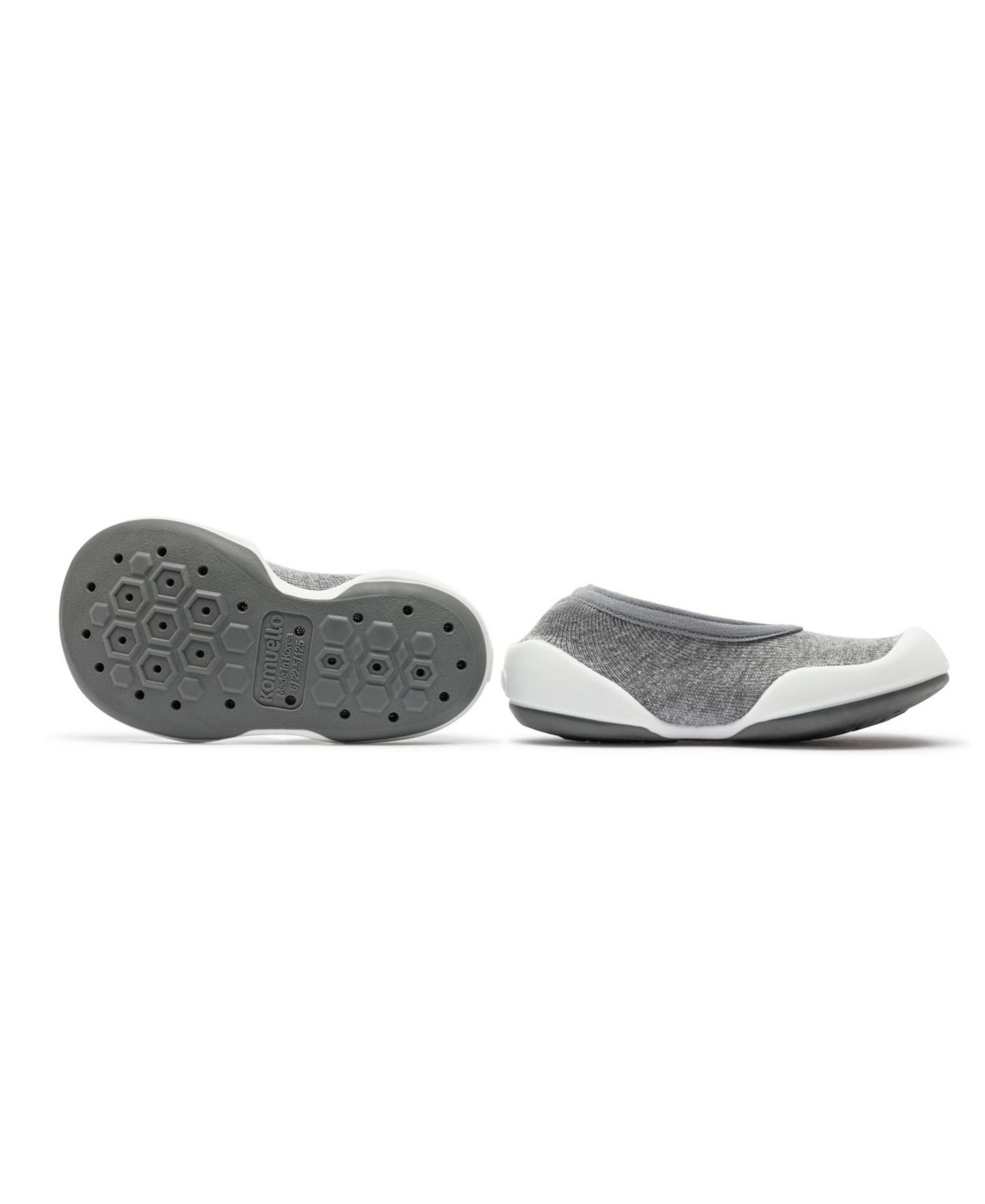 Обувь Komuello Breathable Washable Non-Slip Sock Shoes Flat - Grey для мальчиков-малышей, цвет: Серый — фото 4