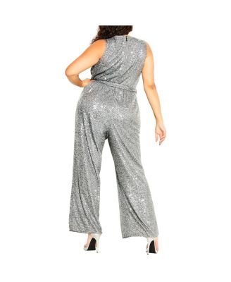 Plus Size Dazzling Wide leg Jumpsuit