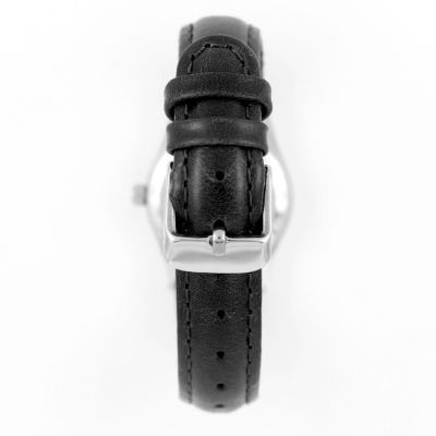 Women s Black Nurses Sport Calendar Wrist Watch with Black Leather Strap