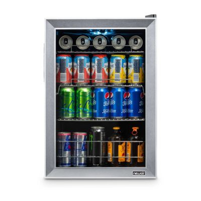 90-Can Freestanding Beverage Cooler Refrigerator
