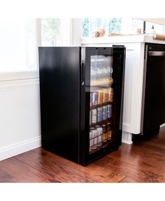 126 Can Freestanding Beverage Fridge  with Adjustable Shelves