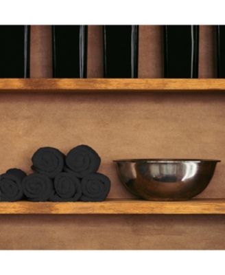 Bleach-Safe Cotton Salon Towels (12 Pack), Full Size 16x28 in., Solid Color, Absorbent Hair Drying Towel, Perfect for Salon and Spa