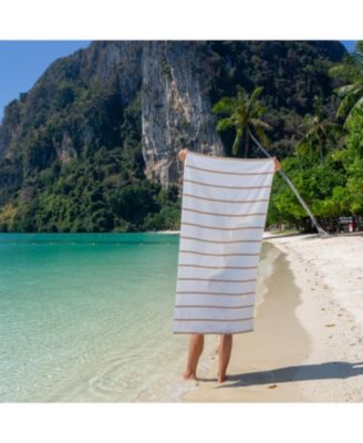 Las Rayas Cotton Beach Towels, 4-Pack, 30" x 60"