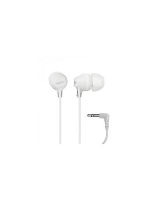 MDR-EX15LP Fashion Color EX Series In-Ear Earbud Headphones (White)