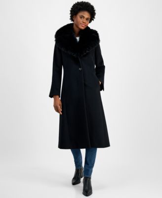 Via Spiga fur selling collar coat