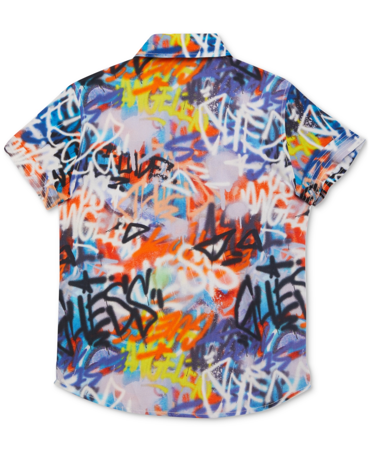 Guess Big Boys Short Sleeve Printed Shirt