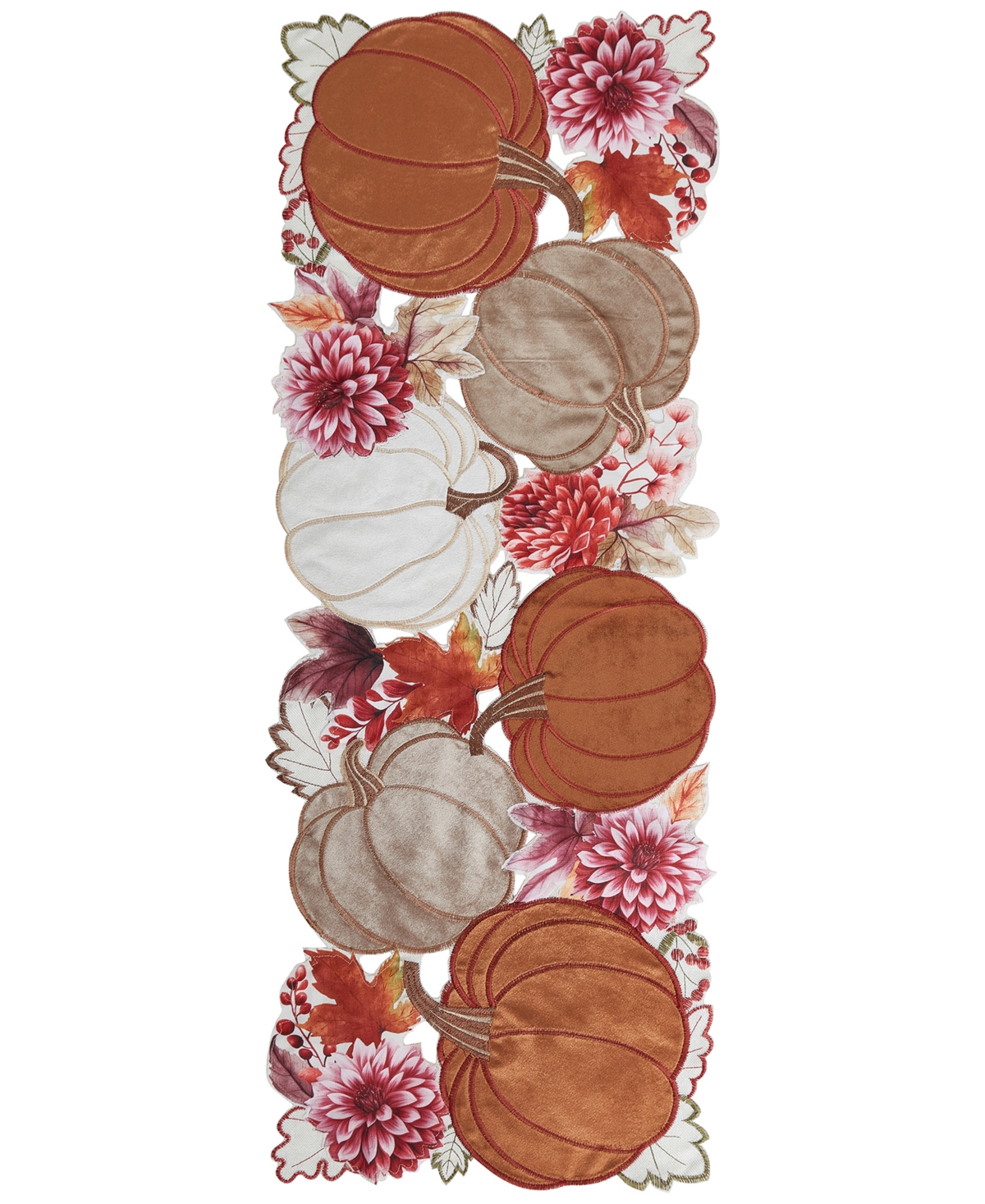 Elrene Boho Harvest Cutwork Fabric Centerpiece In Multi