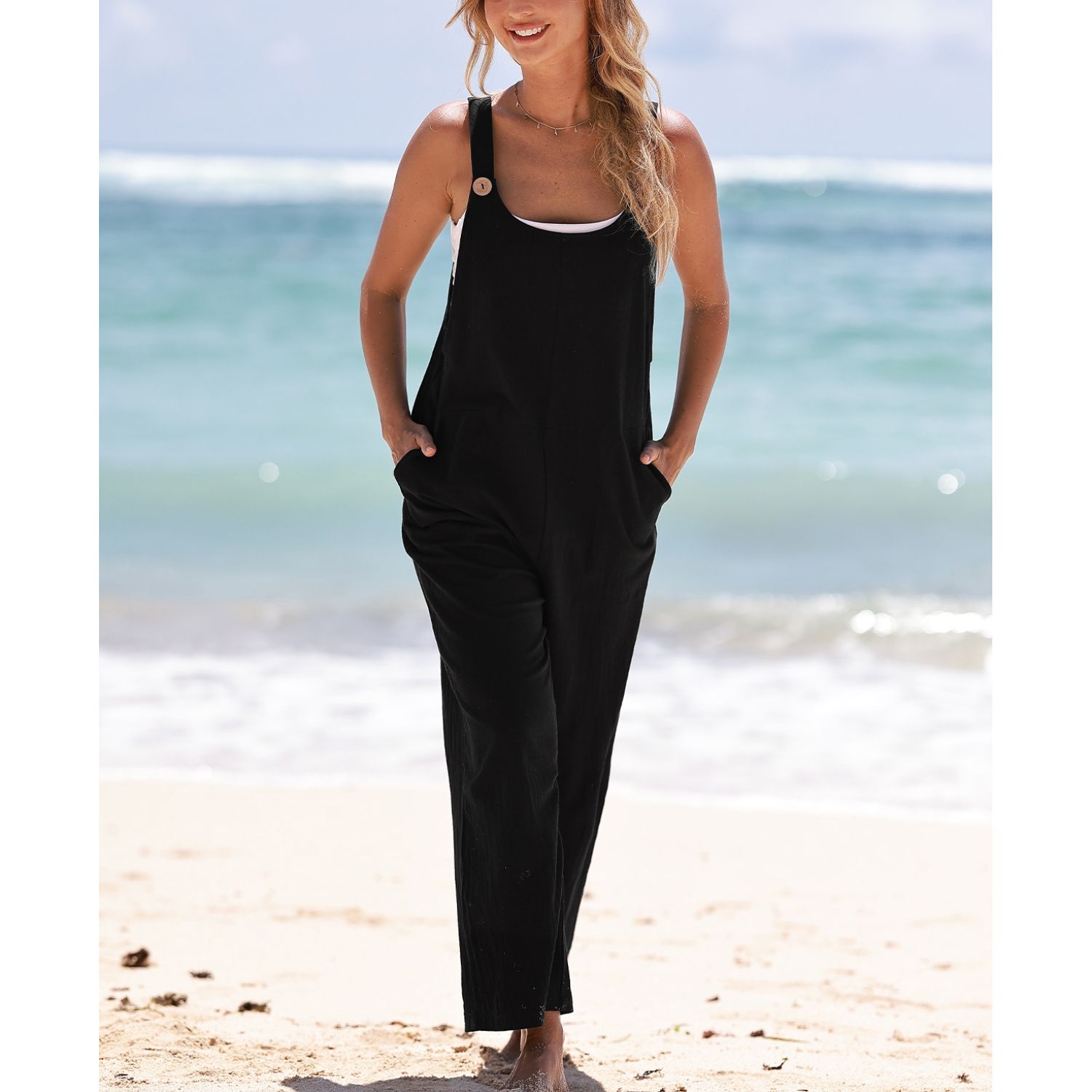 Women's Raven Tapered Pinafore Jumpsuit