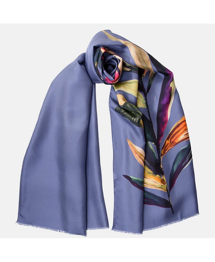 Foulard En Soie 100% - Carré Beige, 33g, Occasion, Sans Marque