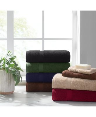 True Color 100% Cotton Bathroom Hand Towels, 12-Pack, 16&amp;#x22; x 27&amp;#x22;