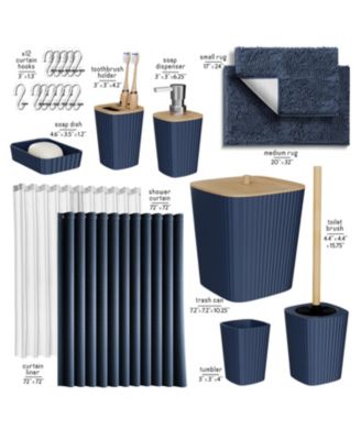 22 Piece Complete Bathroom & Vanity Accessories Set