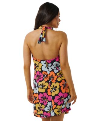 dissh white halter dress TAMMY WHITE SLEEVELESS COTTON HALTER TOP