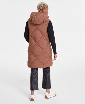 Women's Quilted Hooded Puffer Vest