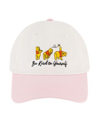 Winnie the Pooh Bee Kind to Yourself Baseball Cap Winnie The Pooh Big Face Yellow Traditional Adjustable Hat  main image 3