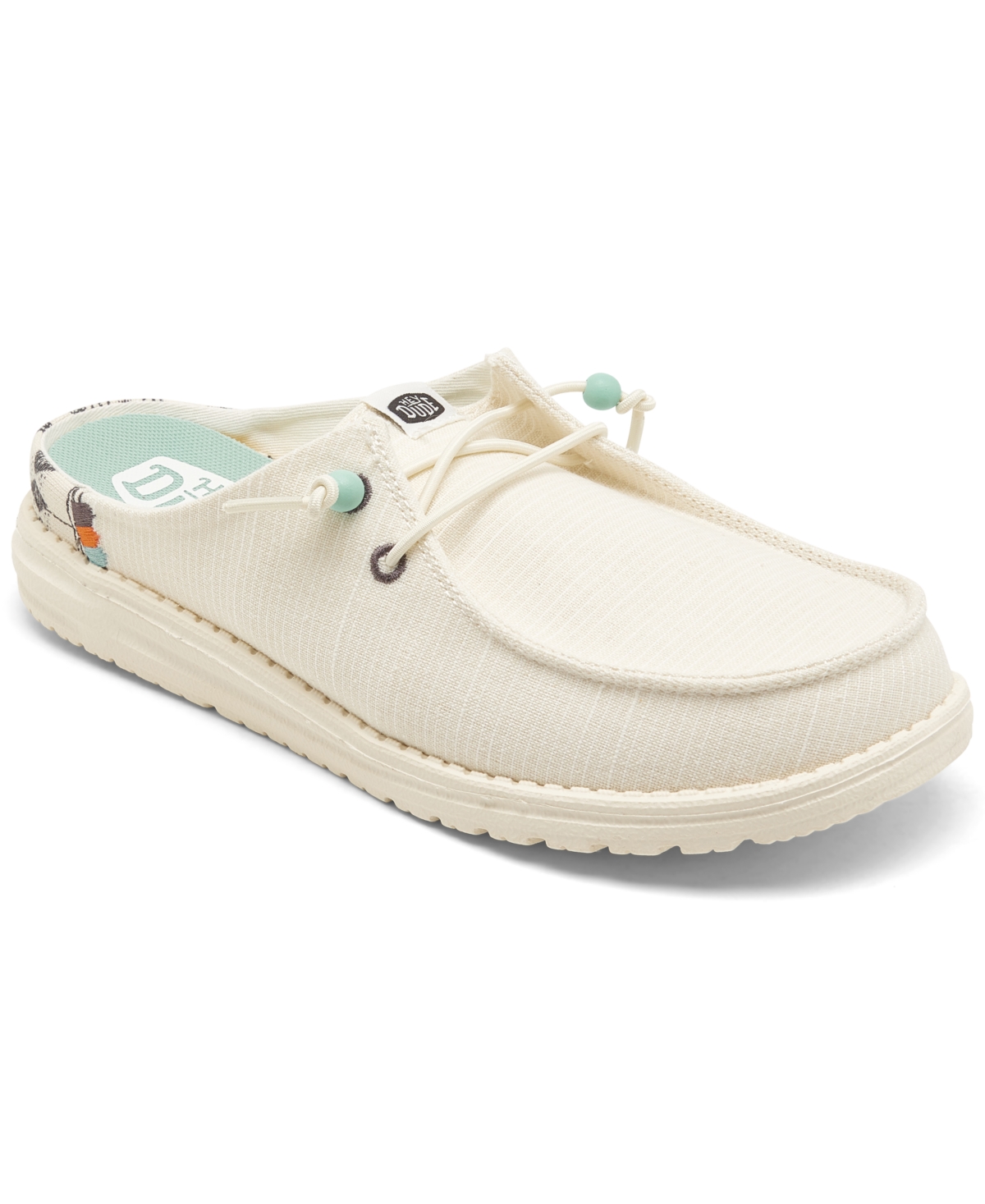 Women's Wendy Slip Classic Slip-On Casual Moccasin Sneakers from Finish Line - Tan/Multi