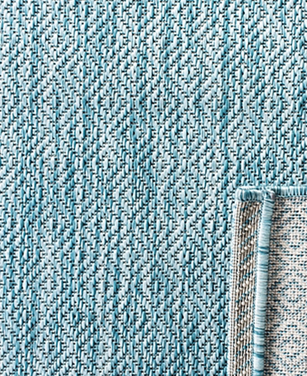 Safavieh Courtyard CY8520 Aqua 5'3" x 7'7" Sisal Weave Outdoor Area Rug