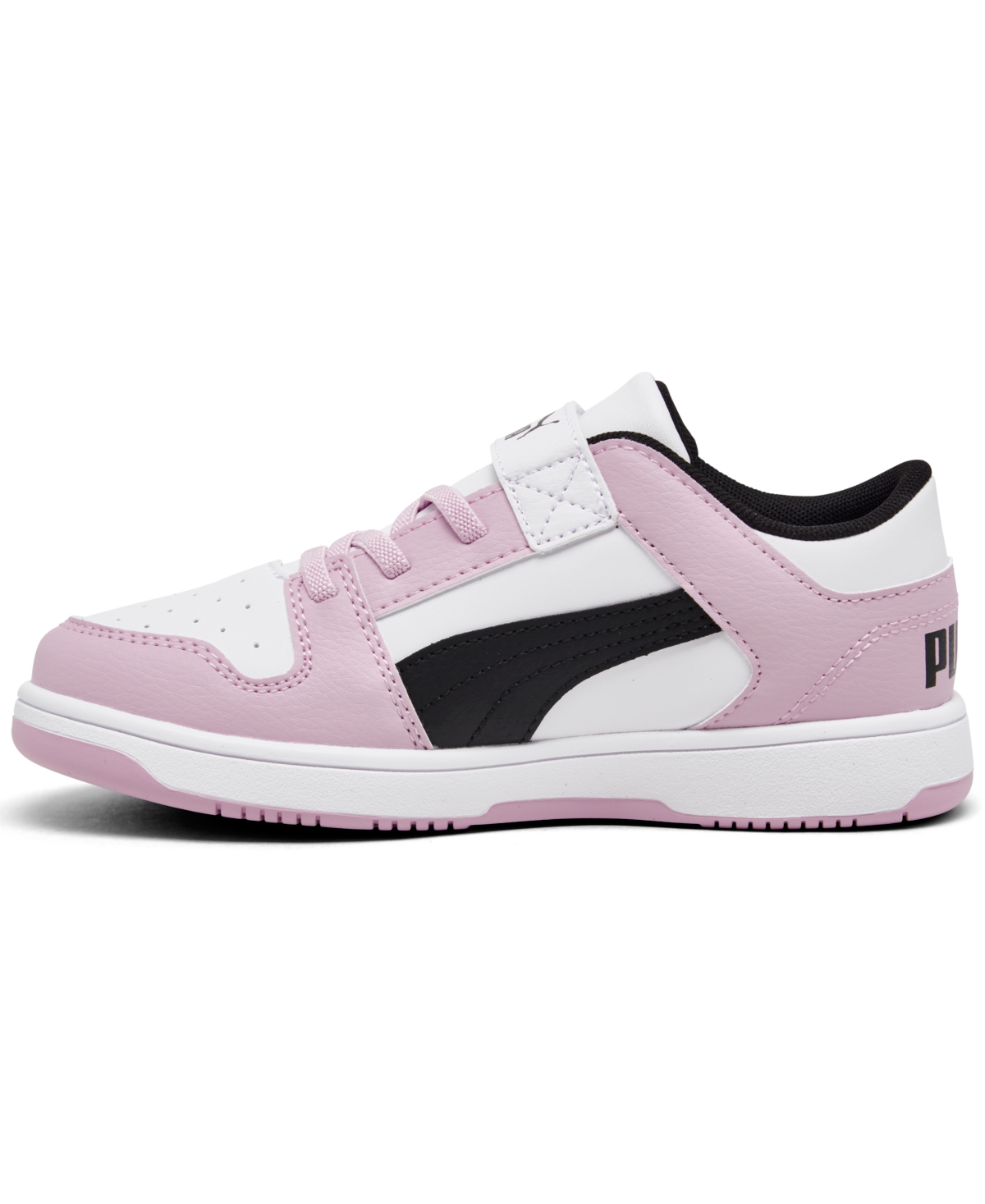 Shop Puma Little Girls' Rebound Layup Low Casual Sneakers From Finish Line In White