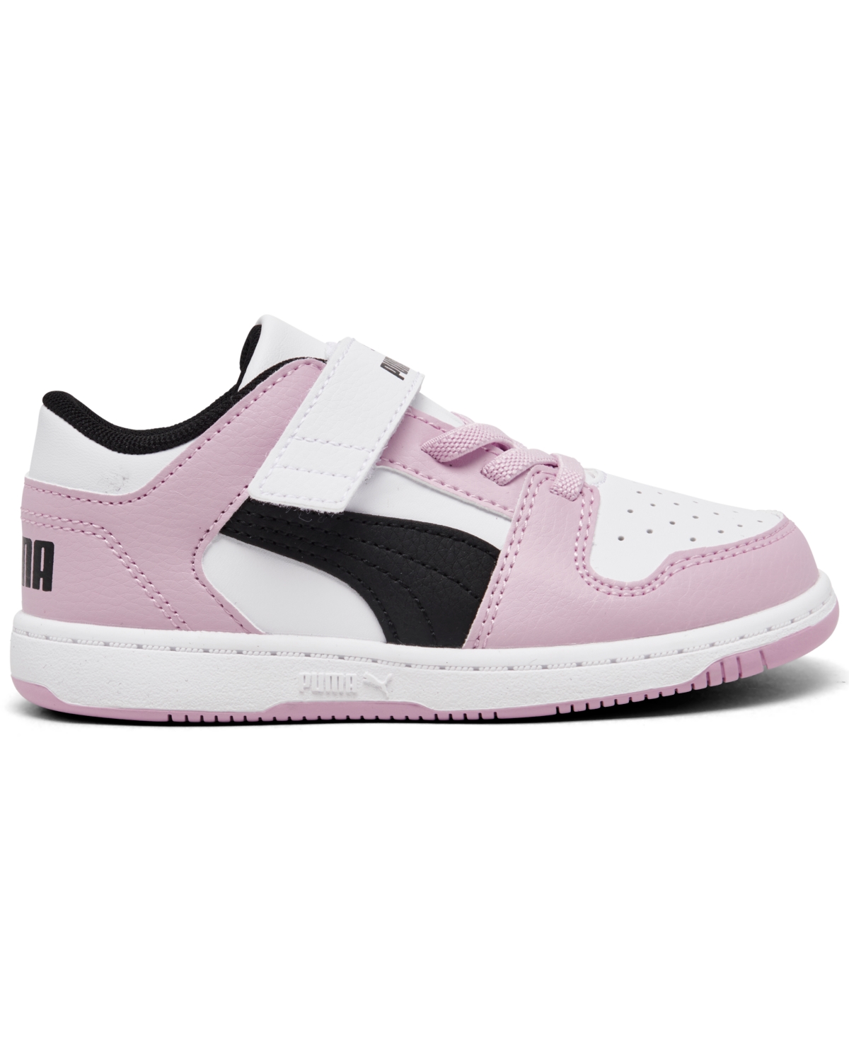 Shop Puma Toddler Girls' Rebound Layup Low Casual Sneakers From Finish Line In White