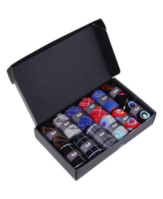 Men's Zippy Spry Fun Dress Socks 12 Pack