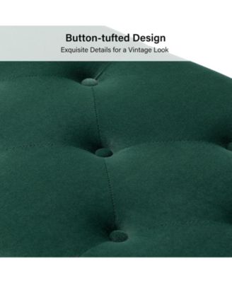 Kajana Transitional Velvet Upholstered Flip Top Storage Bench