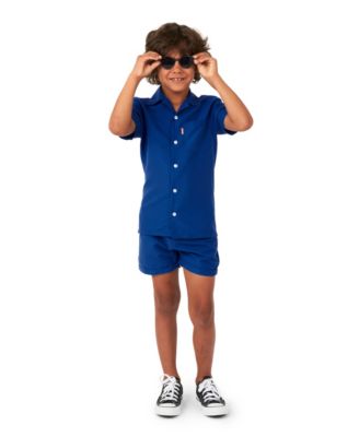 Little Boys 2 Pc Summer Shirt and Shorts Set