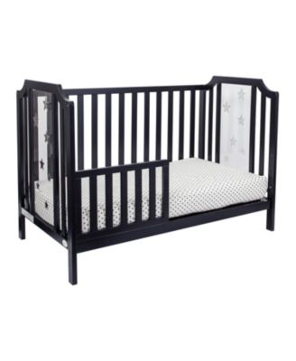 Celeste 3-in-1 Convertible Acrylic Island Crib Black