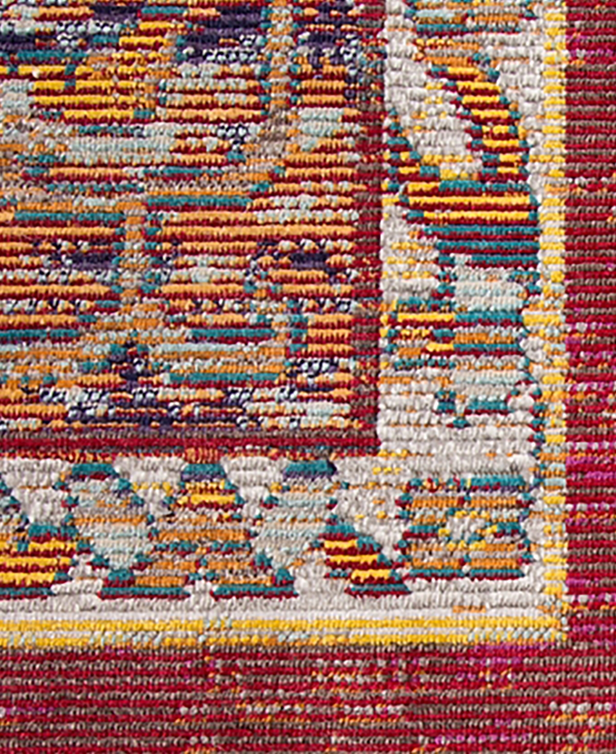 Safavieh Crystal CRS500and Light Blue Area Rug - Orange