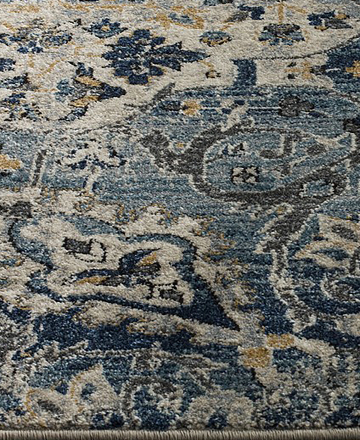 Safavieh Carmel CAR280and Blue Sisal Weave Area Rug - Ivory