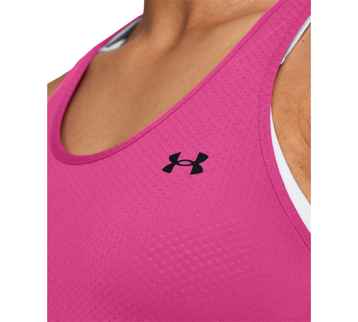 Under Armour Women's Fitted Racerback Tank Top -/ / Black