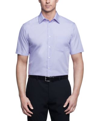 Poplin Solid Short-Sleeve Dress Shirt