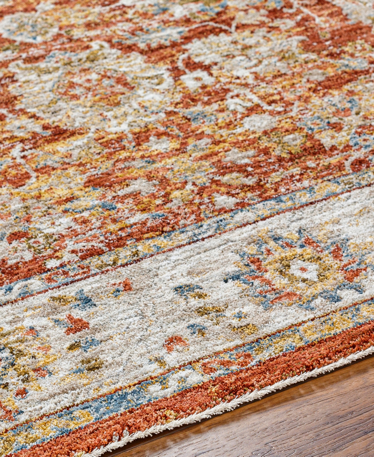 Surya Mona Lisa Mni-2313 6'7x9'6 Area Rug In Rust