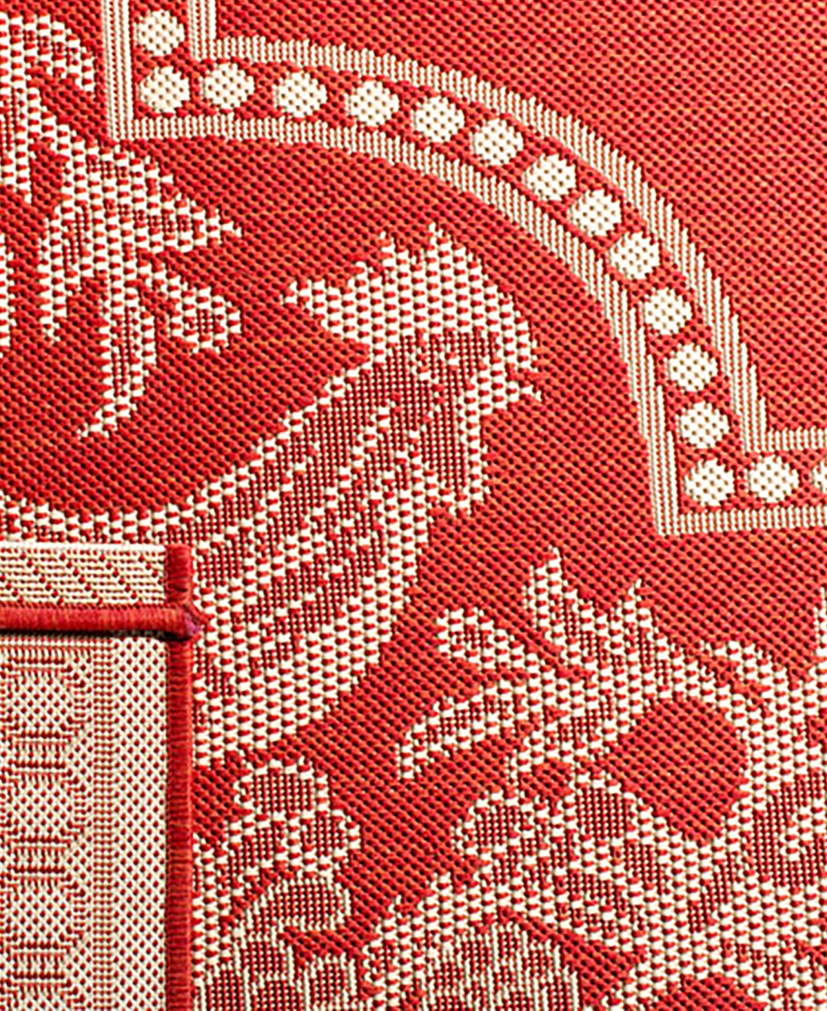 Safavieh Courtyard CY3305and Natural Sisal Weave Outdoor Area Rug - Red