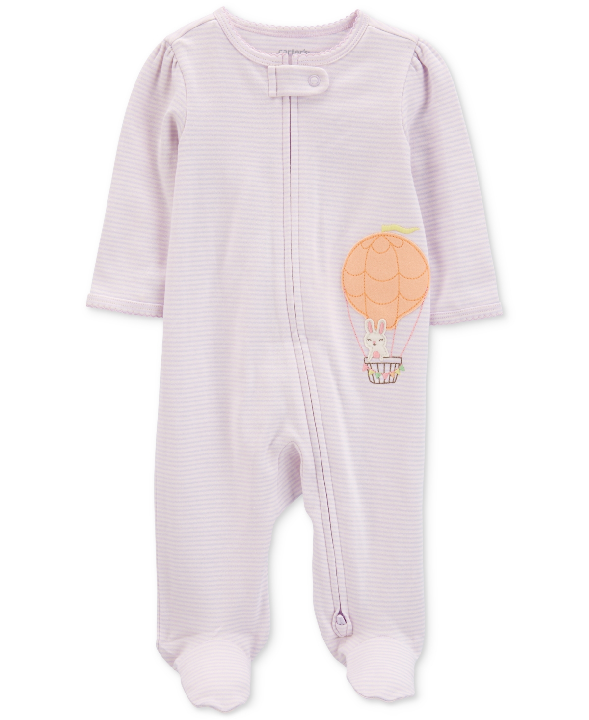 Carter's Baby Boys And Baby Girls 2-way Zip Sleep And Play Coverall In Light Purple