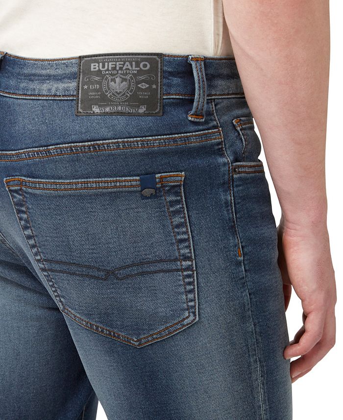 Buffalo David Bitton Buffalo Men's Slim Ash Dirty and Sanded Jeans - Macy's
