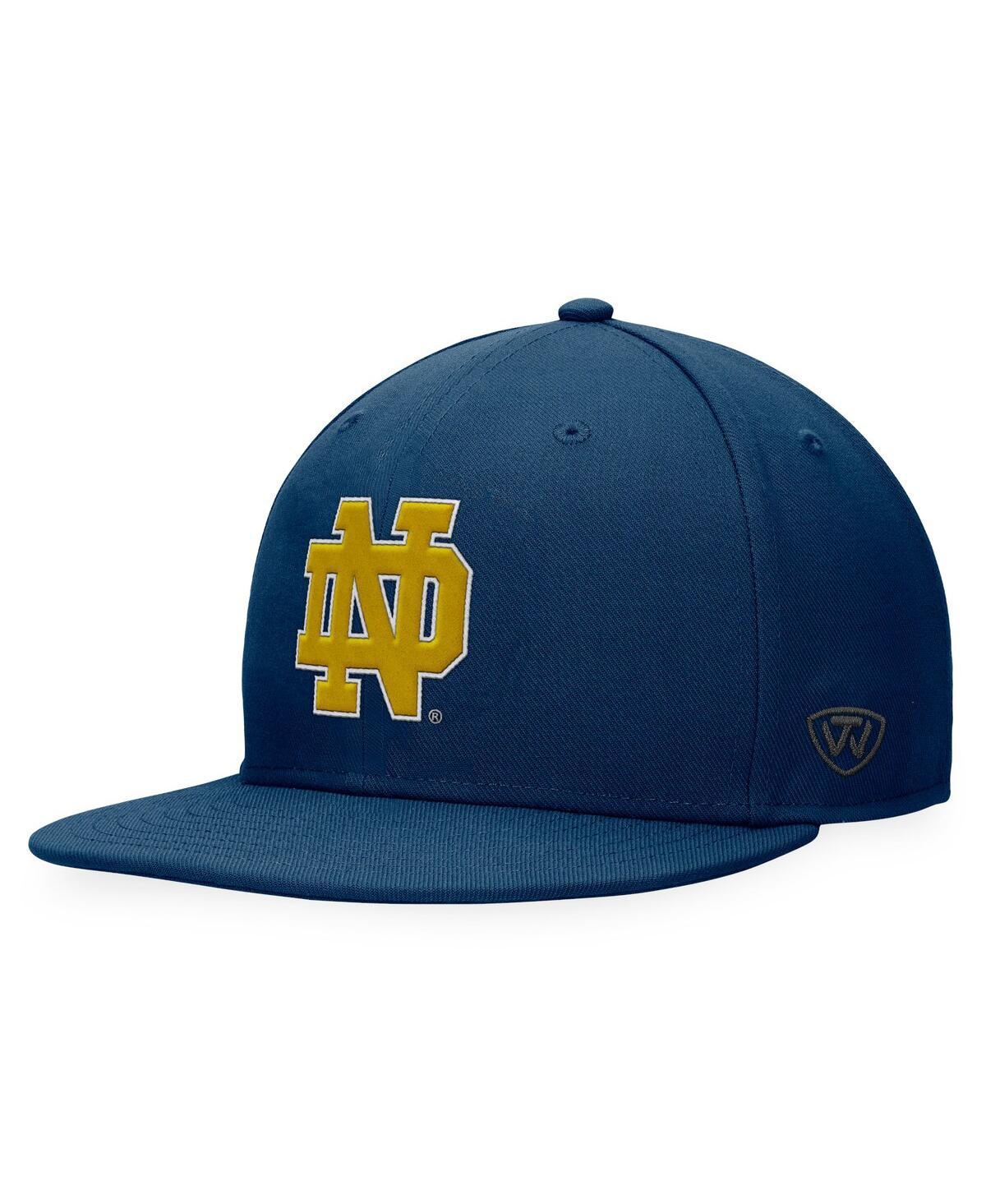 Men's Navy Notre Dame Fighting Irish Fitted Hat - Trd Nvy