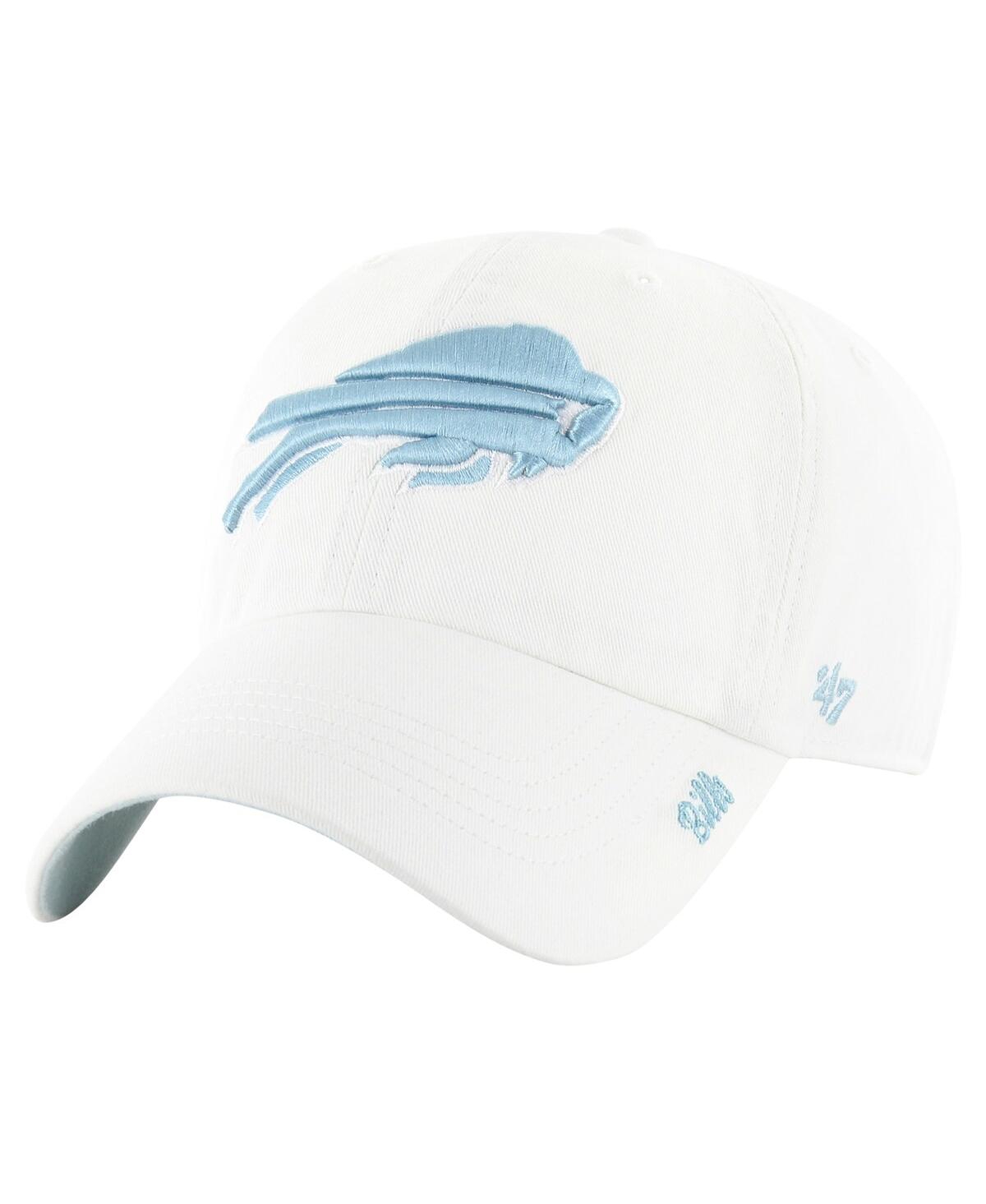 Shop 47 Brand 47 Women's White Buffalo Bills Ballpark Cheer Clean Up Adjustable Hat