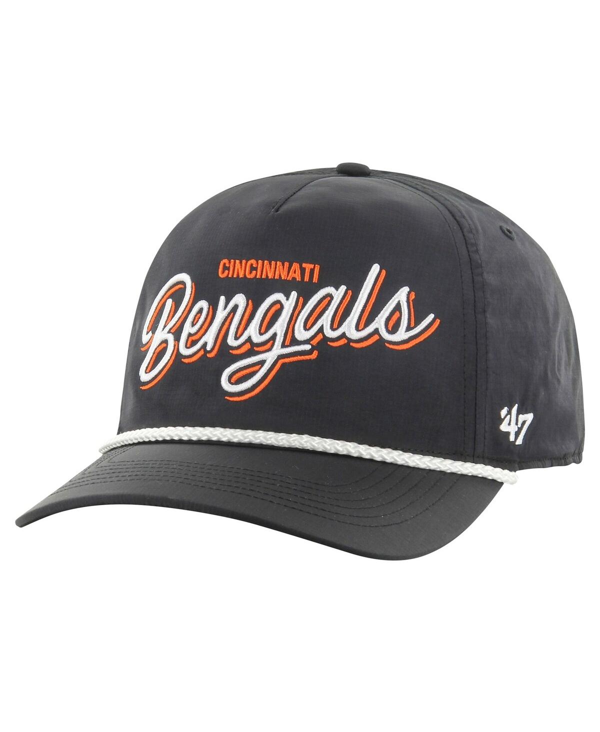 Shop 47 Brand 47 Men's Black Cincinnati Bengals Fairway Hitch Brrr Adjustable Hat